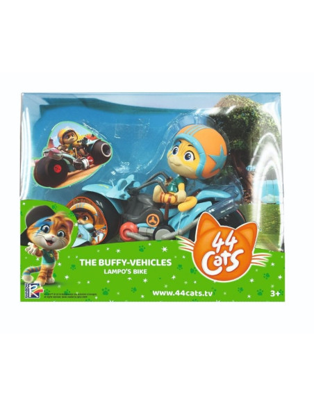 7600180210,44 De Pisici Set Figurina Lampo Cu Motocileta