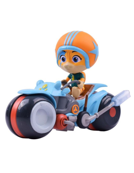 7600180210,44 De Pisici Set Figurina Lampo Cu Motocileta