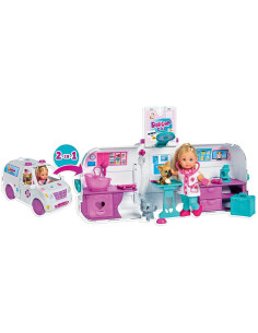 Papusa Evi Veterinar Cu Rulota Accesorizata,105733488 2