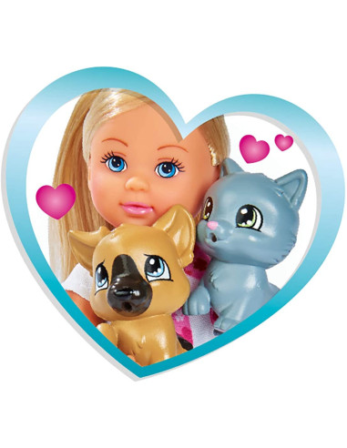 Papusa Evi Veterinar Cu Rulota Accesorizata,105733488