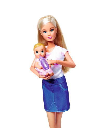 Steffi Love Papusa Steffi Cu Port Bebe,105733538