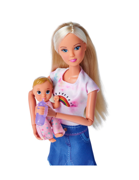 Steffi Love Papusa Steffi Cu Port Bebe,105733538