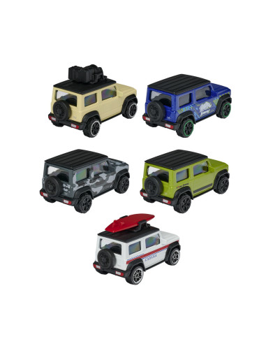 Majorette Set 5 Masini Din Metal Suzuki Jimny 7.5cm,212053177