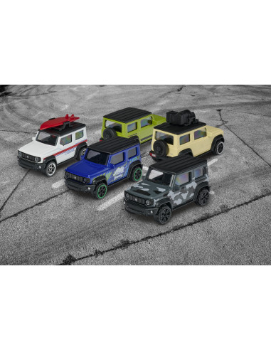 Majorette Set 5 Masini Din Metal Suzuki Jimny 7.5cm,212053177
