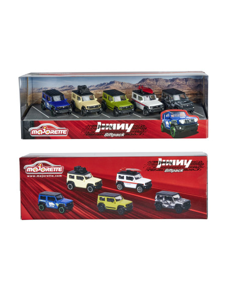 Majorette Set 5 Masini Din Metal Suzuki Jimny 7.5cm,212053177