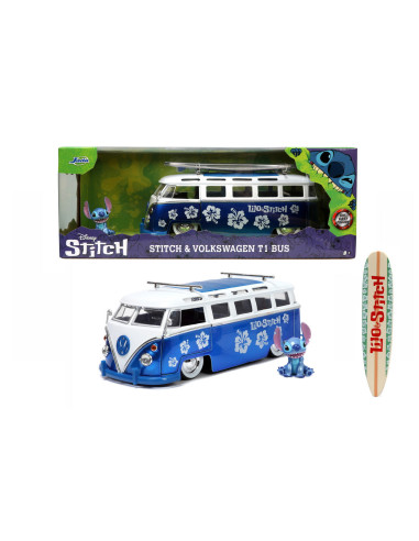 Jada Autobuz Metalic Si Figurina Stitch Scara 1:24,253075000