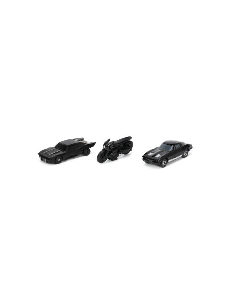 Jada Set 3 Vehicule Nano Batman 4cm,253211003