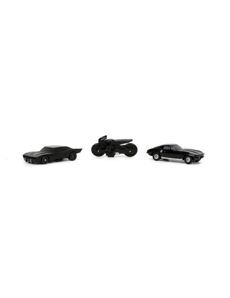 Jada Set 3 Vehicule Nano Batman 4cm,253211003
