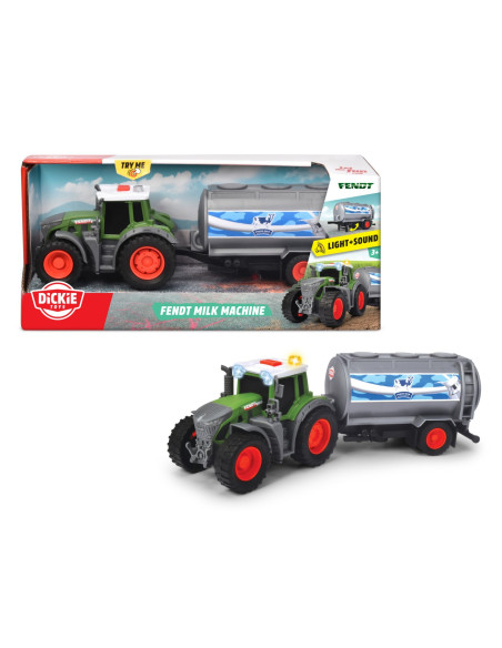 Dickie Fendt Tractor Cu Cisterna De Lapte,203734000