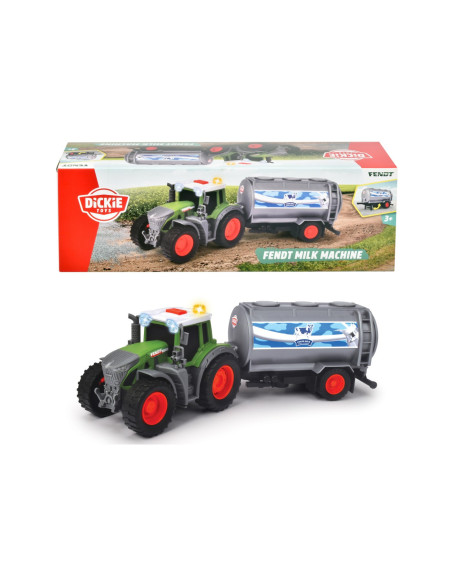 Dickie Fendt Tractor Cu Cisterna De Lapte,203734000