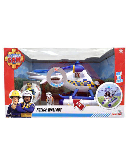 Pompierul Sam Elicoperul De Politie Wallaby,109252537038