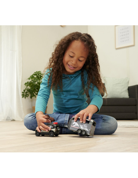 Majorette Land Rover Cu Remorca Pentru Cai,213776000