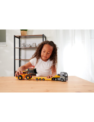 Majorette Volvo Camion Si Incarcator Frontal Scara 1 La