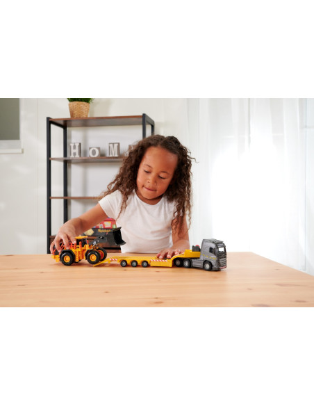 Majorette Volvo Camion Si Incarcator Frontal Scara 1 La