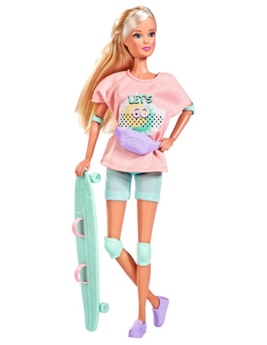 Steffi Love Papusa Steffi Cu Longboard,105733580
