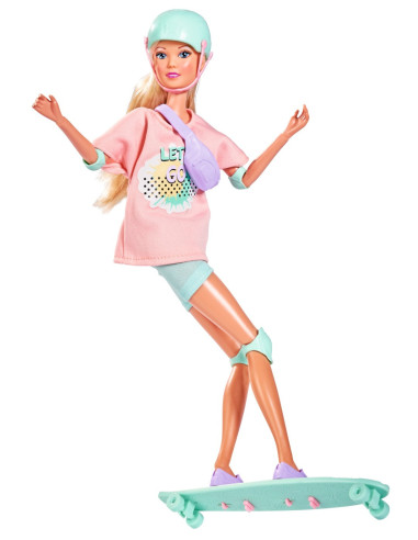 Steffi Love Papusa Steffi Cu Longboard,105733580