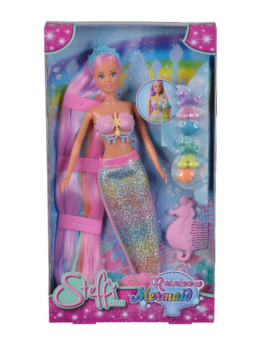 Steffi Love Papusa Steffi Sirena Curcubeu,105733610