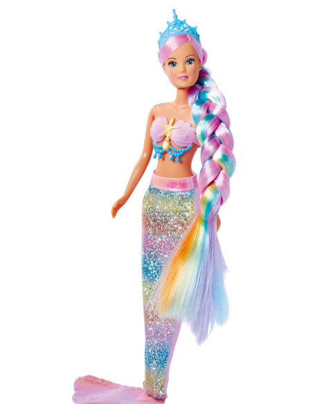 Steffi Love Papusa Steffi Sirena Curcubeu,105733610