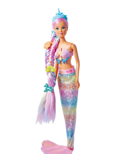 Steffi Love Papusa Steffi Sirena Curcubeu,105733610