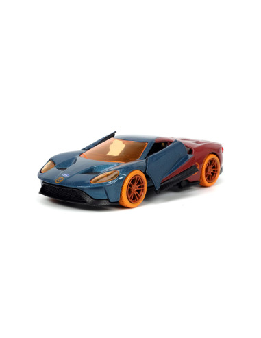 Jada Marvel Masinuta Metalica Ford Gt Scara 1:32 Si Figurina