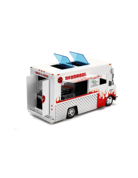 Jada Marvel Set Camionul De Mancare Scara 1:24 Si Figurina