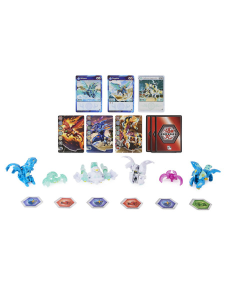 Bakugan S4 Pachet Starter 4 Piese Dragonoid, Slugger, Nillious