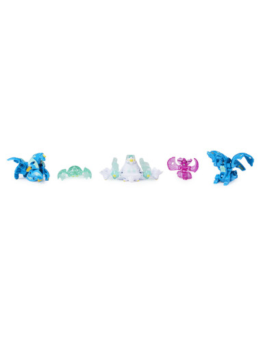Bakugan S4 Pachet Starter 4 Piese Dragonoid, Slugger, Nillious