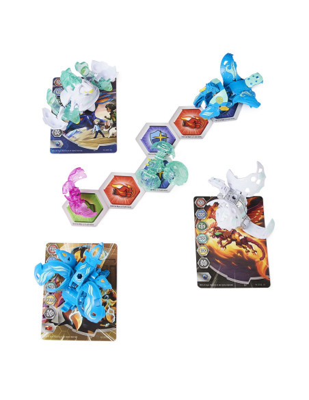 Bakugan S4 Pachet Starter 4 Piese Dragonoid, Slugger, Nillious