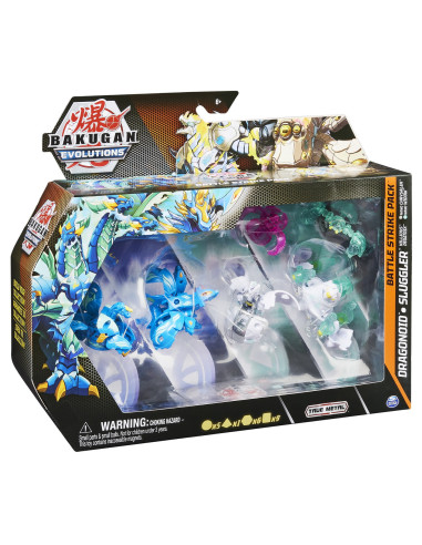 Bakugan S4 Pachet Starter 4 Piese Dragonoid, Slugger, Nillious