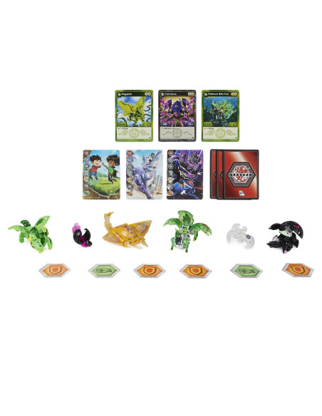 Bakugan S4 Pachet Starter 4 Piese Blitz Fox, Stingzer, Colossus