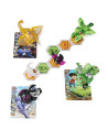 Bakugan S4 Pachet Starter 4 Piese Blitz Fox, Stingzer, Colossus