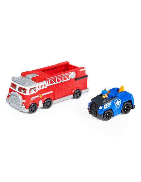 Patrula Catelusilor Camion De Pompieri Cu Figurina