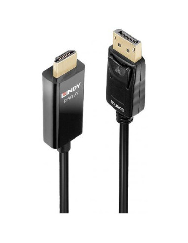 Cablu Lindy 2m DisplayPort la HDMI,LY-40926