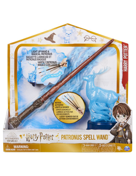 Harry Potter Wizarding World Patronus Spell Wand Bagheta Lui