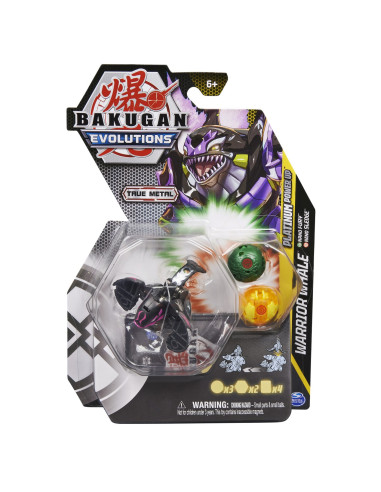 Bakugan Platinum Powerup S4 Warrior Whale Nano Fury Si Nano