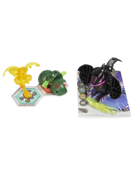 Bakugan Platinum Powerup S4 Warrior Whale Nano Fury Si Nano