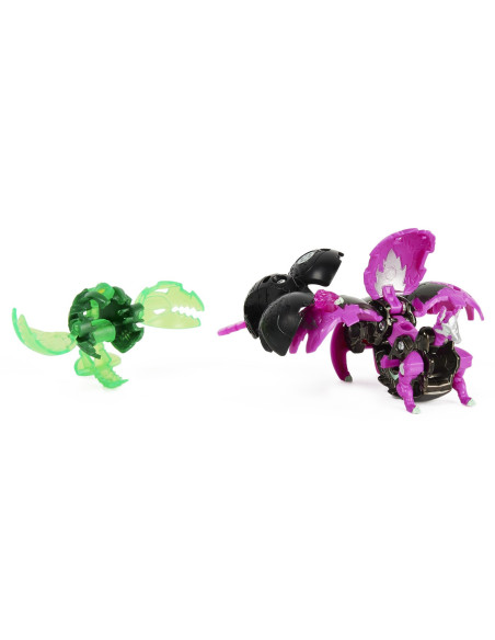 Bakugan Platinum Powerup S4 Blitz Fox Nano Riptide Si Nano