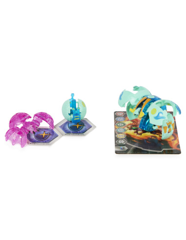 Bakugan Platinum Powerup S4 Sectanoid Nano Widow Si Nano