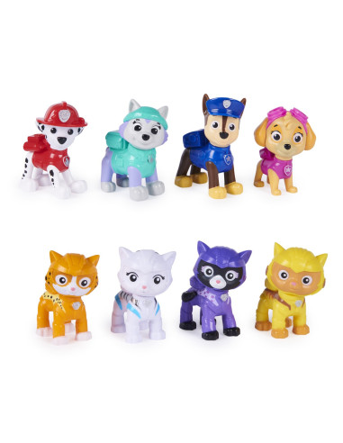 Patrula Catelusilor Set 8 Figurine Catelusi Si Pisicute,6066044