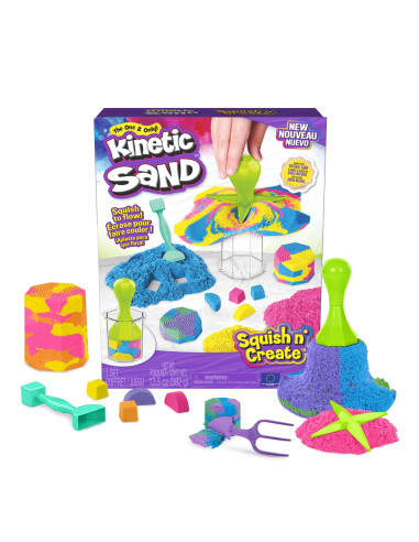 Kinetic Sand Set De Creatie Squish,6065527