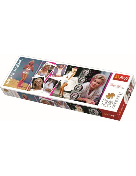 Puzzle Trefl Panorama 500 Colaj Marilyn Monroe,29509