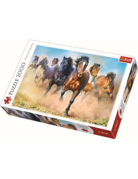 Puzzle Trefl 2000 Herghelie De Cai Galopand,27098