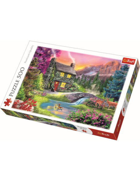 Puzzle Trefl 500 Muntele Idyll,37325
