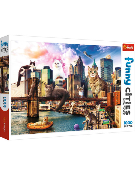 Puzzle Trefl 1000 Pisicute La New York,10595