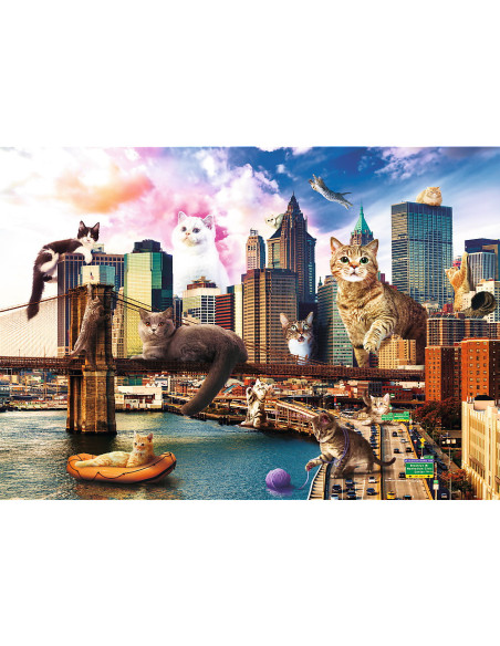 Puzzle Trefl 1000 Pisicute La New York,10595