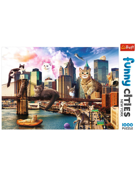 Puzzle Trefl 1000 Pisicute La New York,10595