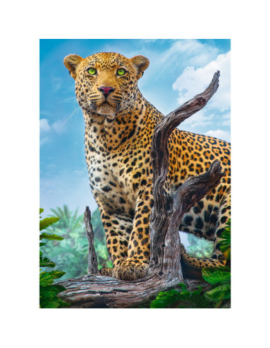 Puzzle Trefl 500 Leopard In Savana,37332