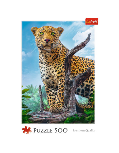 Puzzle Trefl 500 Leopard In Savana,37332