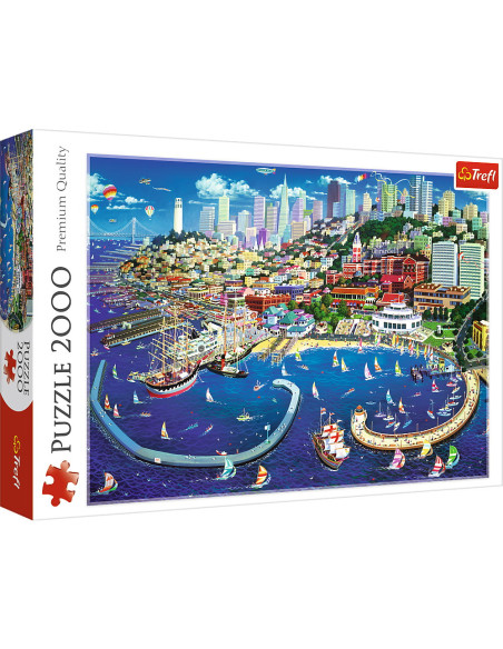 Puzzle Trefl 2000 Golful San Francisco,27107