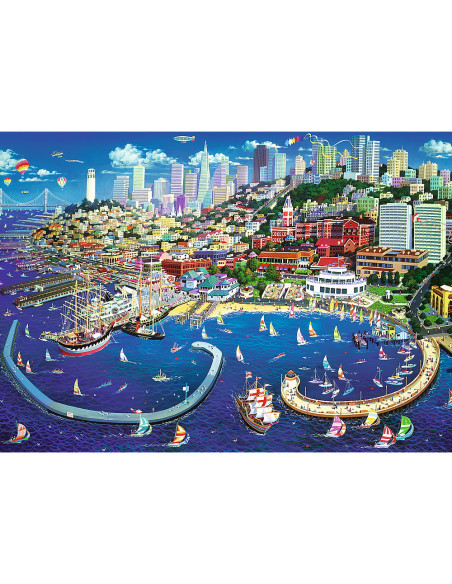 Puzzle Trefl 2000 Golful San Francisco,27107